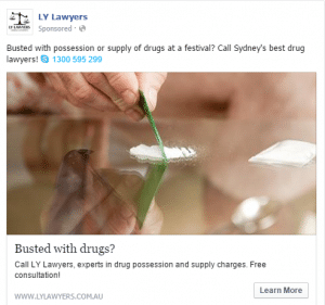 fb ad for QL