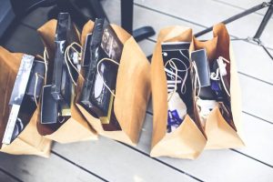 gift brown shopping market